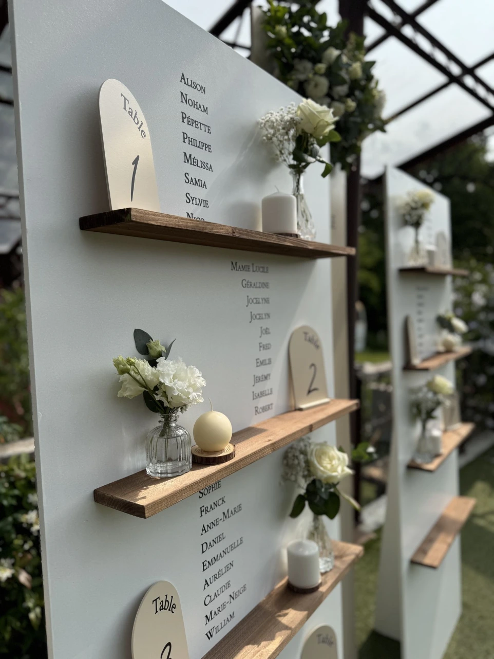 Decoration mariage La valee de la Roche plan de table