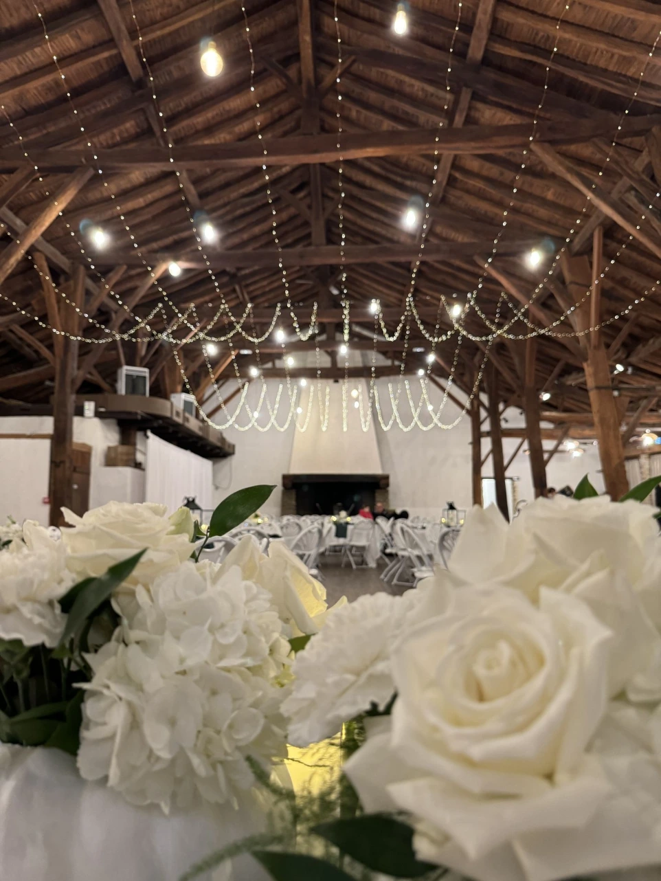 Decoration mariage domaine grange ciel étoilé