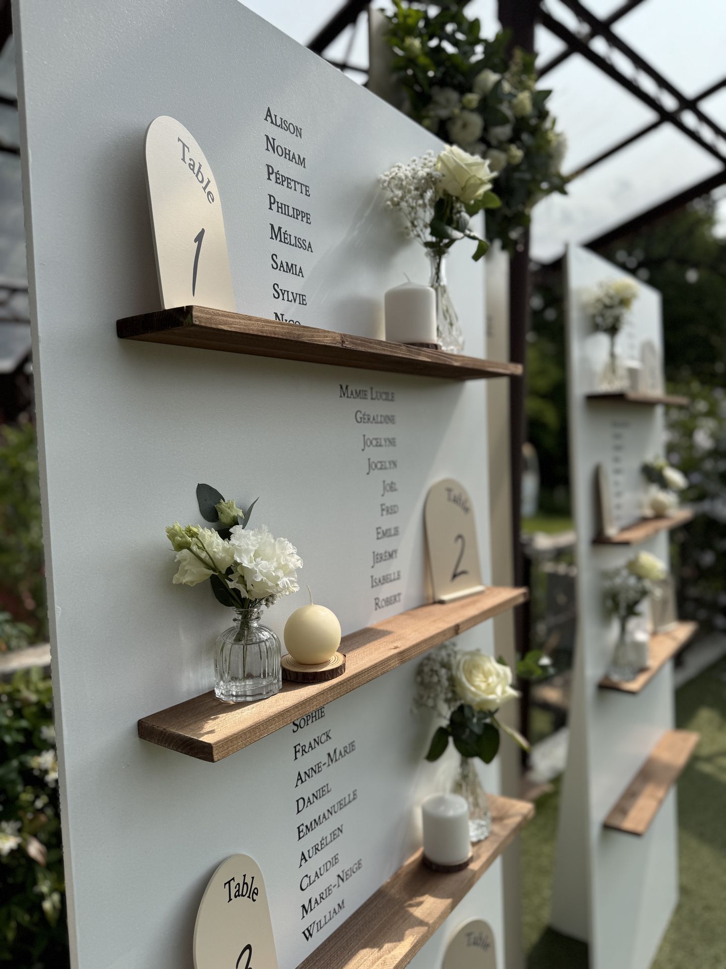 Decoration salle plan de table Tiffauges La valee de la Roche