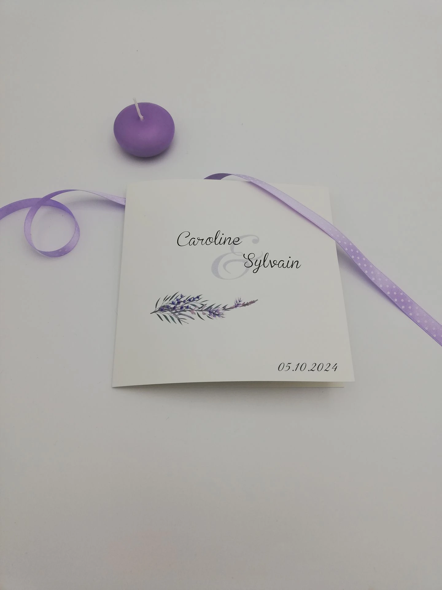 Faire par mariage violet parme